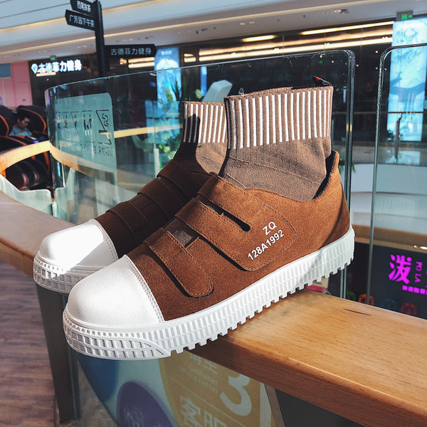 Pantofi de iarna casual barbatesti cu autocolante in trei culori