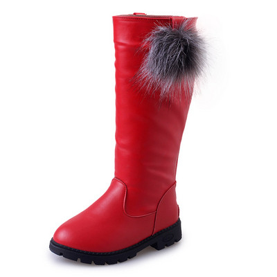 Öko bőrből készült modern gyerekcsizma pehely elemmel, három színben