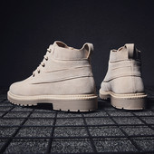 Stílusos férfi csizma öko velúrból három színben