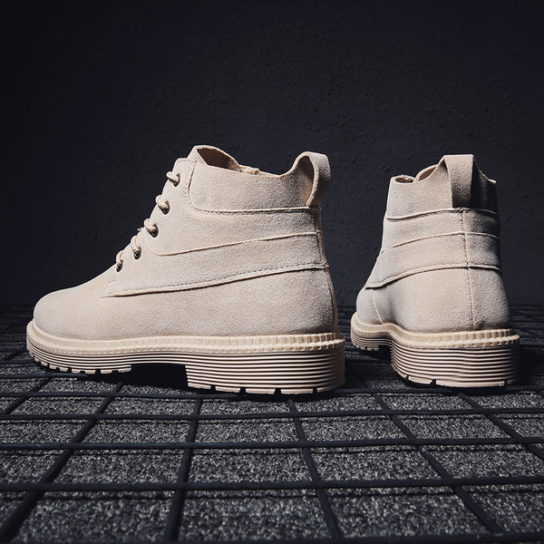 Stílusos férfi csizma öko velúrból három színben