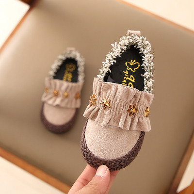 Gyermek téli cipő fém díszítéssel, három színben