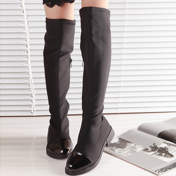 Stílusos fekete gyerekcsizma lányoknak