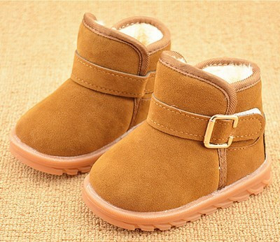 Χειμερινές μπότες για παιδιά με σκληρή σόλα και μαλακή επένδυση