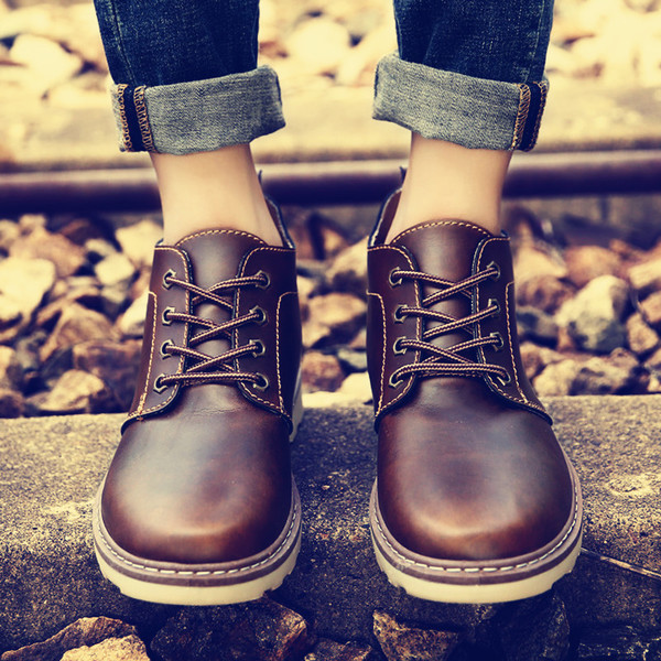 Tiszta férfi eco bőr csizma három színben