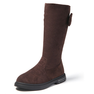 Ghete moderne pentru copii din piele intoarsa ecologica in trei culori