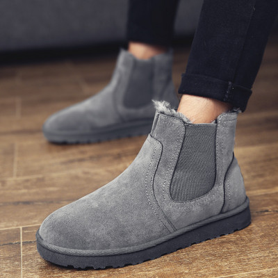 Alkalmi férfi csizma vastag béléssel több színben