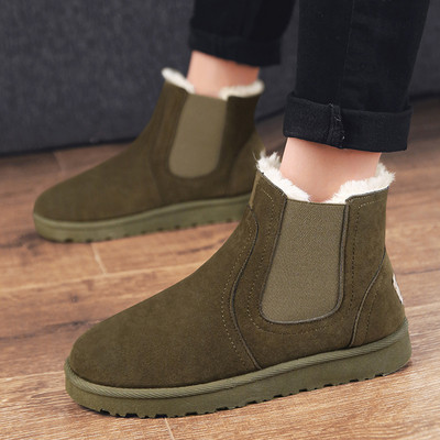 Alkalmi férfi csizma vastag béléssel több színben