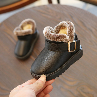 Pantofi de iarna pentru copii pentru fete cu captuseala moale