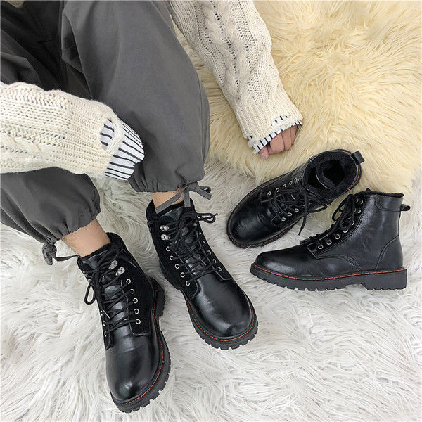 Cizme casual pentru bărbați în negru