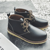 Eko bőrből készült alkalmi férfi csizma