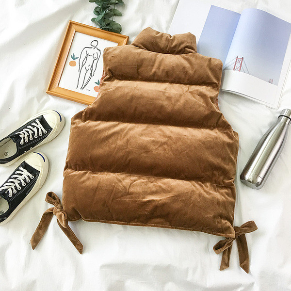 Modern női mellény szerencsemodell négy színben