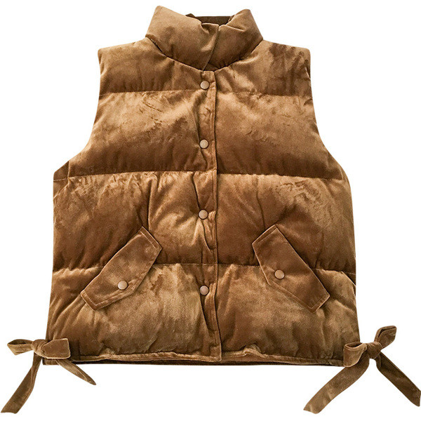 Modern női mellény szerencsemodell négy színben