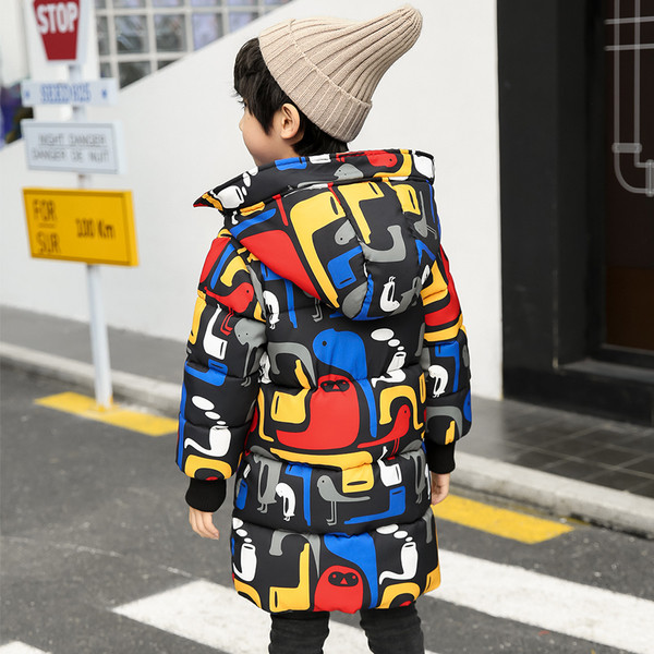 Egyedi gyerek téli kabát irizáló színekben