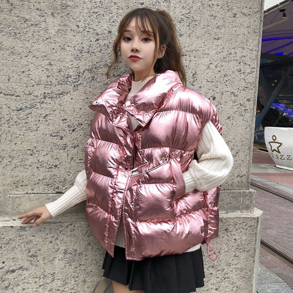 Új modell női mellény magas gallérral több színben