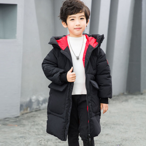 Geaca de iarna zilnica pentru copii pentru baieti in doua culori