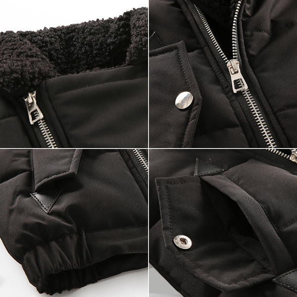 Napi gyerekkabát oldalsó rögzítéssel, három színben