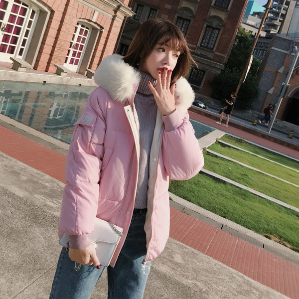 Női téli kabát pehelyfelirattal, több színben