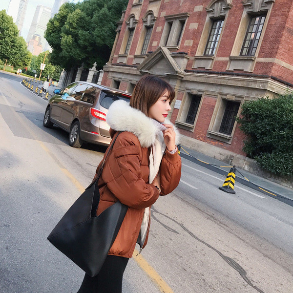 Női téli kabát pehelyfelirattal, több színben