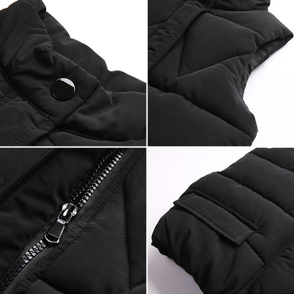 Napi gyerekmellény fiúknak fekete és piros színben