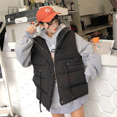 Sport-alkalmi női mellény széles modell három színben