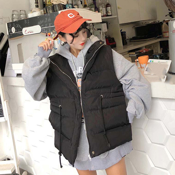 Sport-alkalmi női mellény széles modell három színben