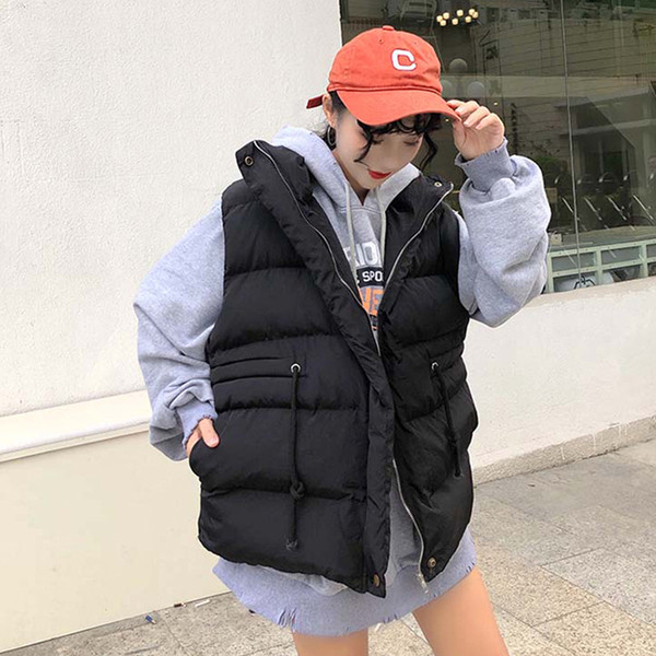 Sport-alkalmi női mellény széles modell három színben