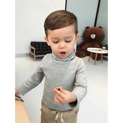 Ежедневен детски пуловер с надпис в няколко цвята