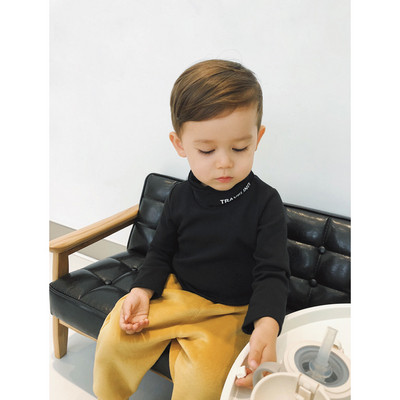 Ежедневен детски пуловер с надпис в няколко цвята