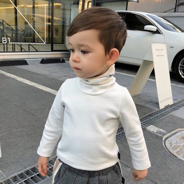 Ежедневен детски пуловер с надпис в няколко цвята