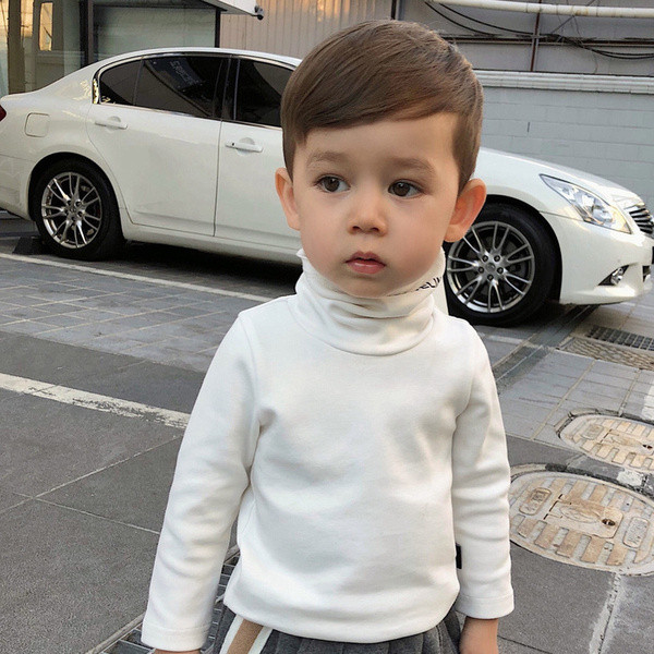 Ежедневен детски пуловер с надпис в няколко цвята