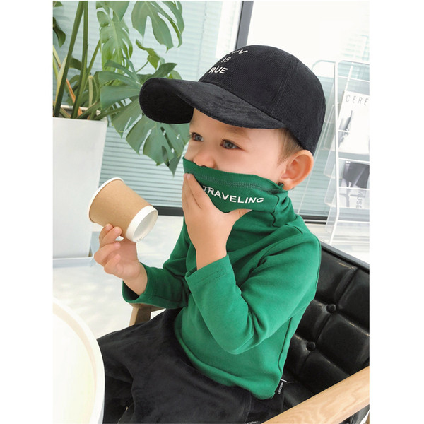 Ежедневен детски пуловер с надпис в няколко цвята