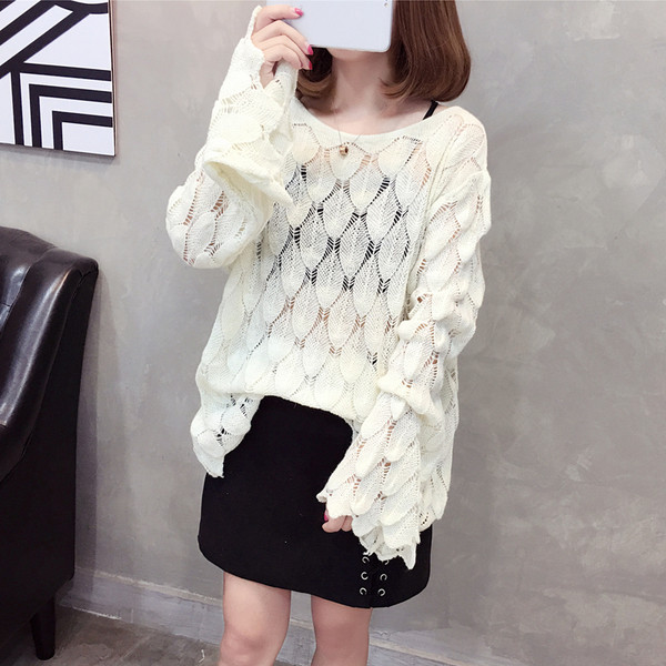 Actual pulover de dama model lat cu maneci lotus in trei culori