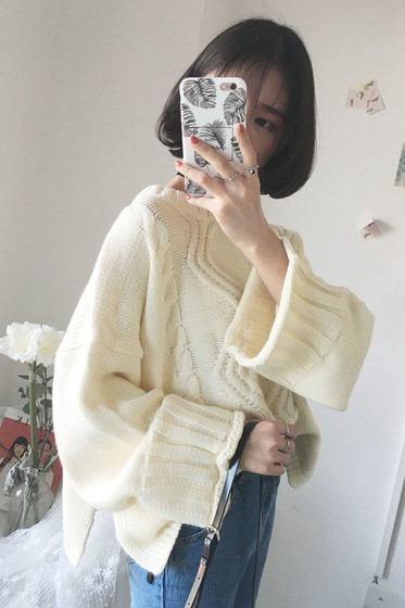 Alkalmi női pulóver O-nyakkal, három színben