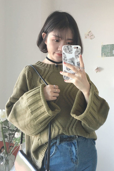 Alkalmi női pulóver O-nyakkal, három színben