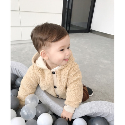 Napi gyerek tollkabát fiúknak kapucnival, két színben