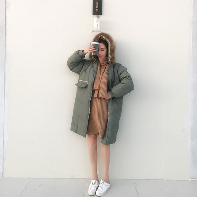 Sportos és elegáns női hosszú kabát három színben