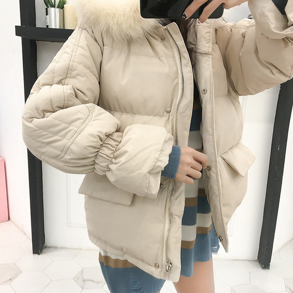 Модерно дамско яке с качулка в  три цвята