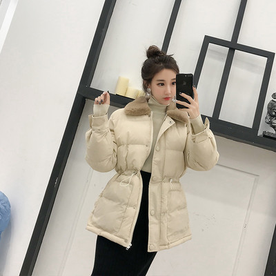 Női téli kabát puha gallérral több színben