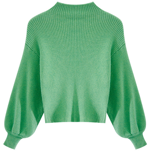 Stílusos női pulóver O-nyakkal, négy színben