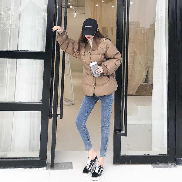 Jachetă nouă de damă cu curea în trei culori