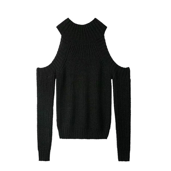 Pulover de dama modern cu umerii deschisi in mai multe culori