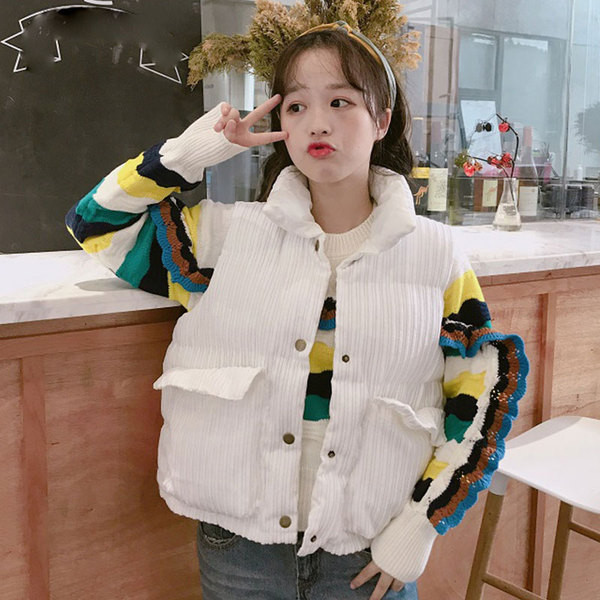 NOU Vestă de damă modernă model scurtă în trei culori