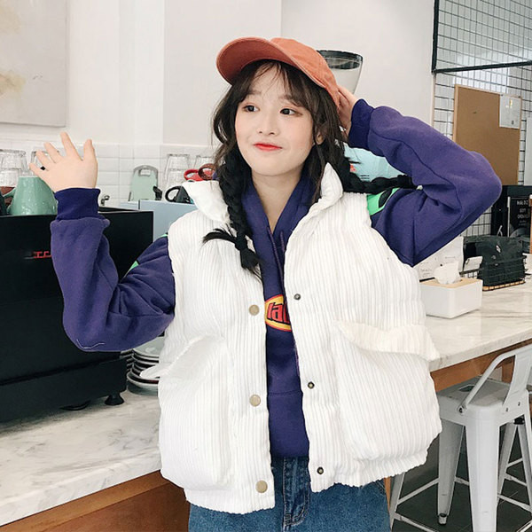 NOU Vestă de damă modernă model scurtă în trei culori