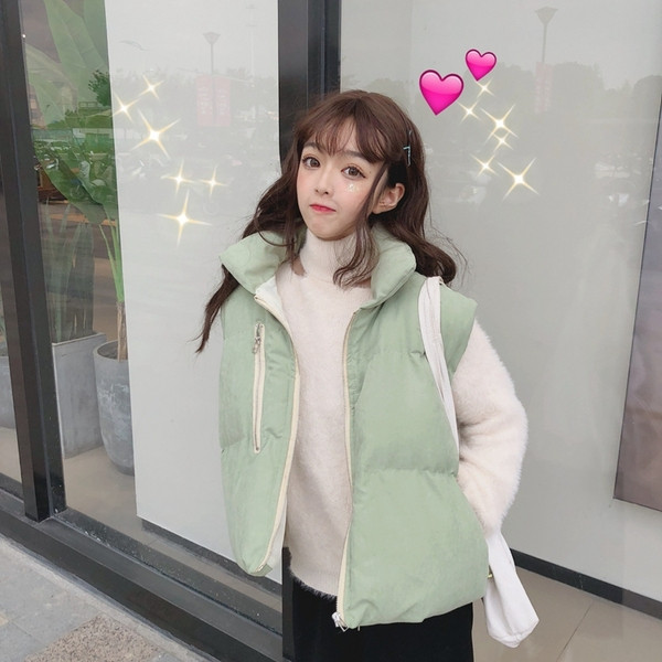 Sport-alkalmi női mellény széles modell három színben