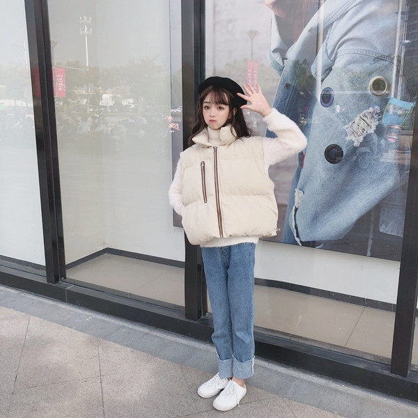 Sport-alkalmi női mellény széles modell három színben