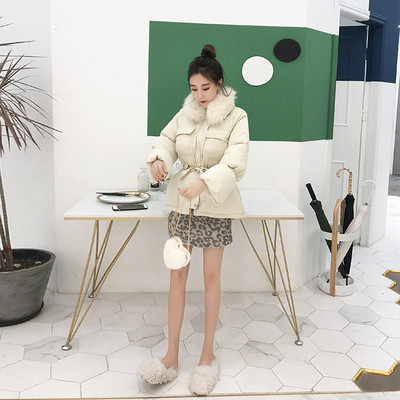 Női kabát puha gallérral, három színben