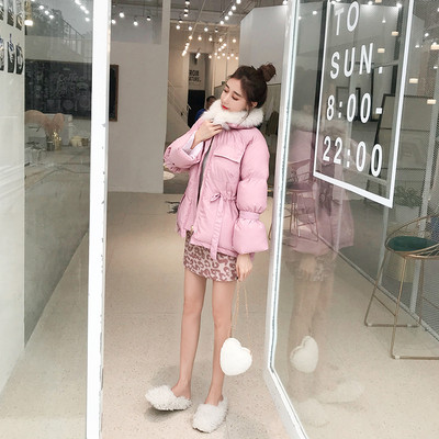 Női kabát puha gallérral, három színben