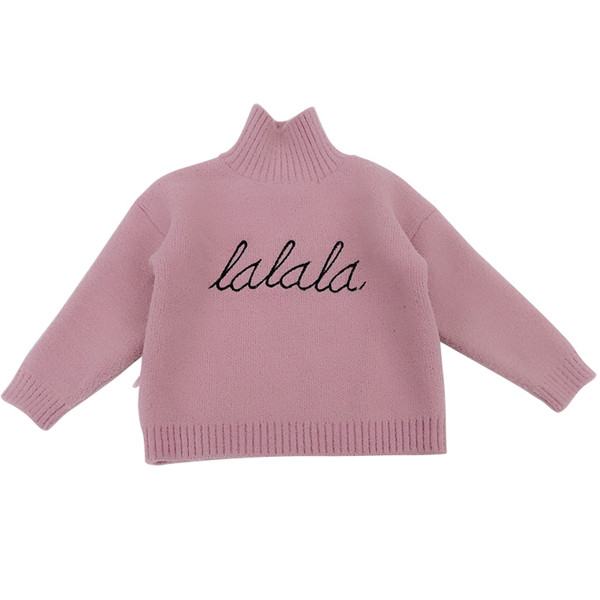 Alkalmi gyerek pulóver lányoknak felirattal