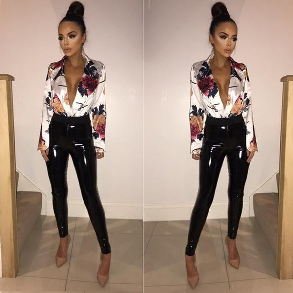 Modern női test V-nyakú és hosszú ujjú, két modellben