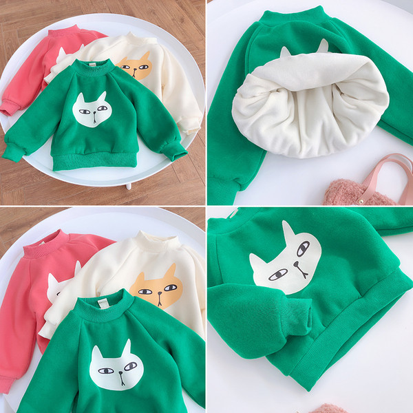 Alkalmi gyerekpulóver lányoknak rátéttel